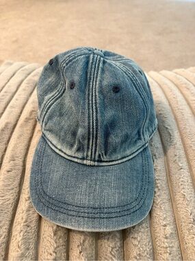 Madewell Blue Denim Baseball Cap Adjustable Hat washable
